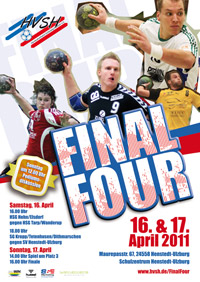 Das erste "Final Four" um den HVSH-Pokal der M�nner findet am 16./17. April in Henstedt-Ulzburg statt.