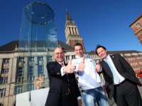 Daumen hoch f�r M�nchen: Torsten Albig, Dominik Klein und J�rgen B�hl.