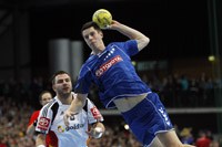 Kim Andersson war mit sechs Treffern bester Sch�tze beim All Star Game.