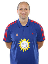 Der neue Mann an der Seitenlinie: Gennadij Khalepo.