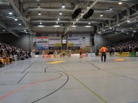 Ausverkauft: Die L�becker Hansehalle bot einen stimmungsvollen Rahmen f�r die Achtelfinal-Partie.