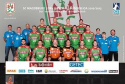 Das Team des SC Magdeburg.