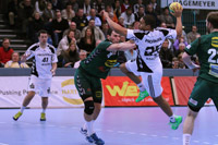 Dynamisch: Daniel Narcisse erzielte vier Treffer in Minden.