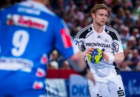 Aron Palmarsson f�hrte Schwarz-Wei� gegen HBW zum Sieg.
