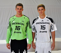 Moritz Krieter und Rune Dahmke r�cken in den Kieler HBL-Kader auf.