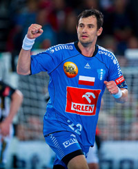 Marcin Lijewski startete stark, musste aber in der 32. Minute verletzt raus.