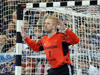 Johan Sj�strand brachte den THW mit seinen Paraden auf die Siegerstra�e.