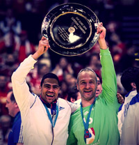 Thierry Omeyer und Daniel Narcisse gewannen im Januar zusammen den Europameistertitel.