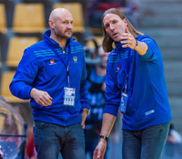 Zusammen mit Ola Lindgren trainiert Staffan Olsson (re.) die schwedische Nationalmannschaft.