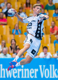 Rune Dahmke kam in der zweiten Halbzeit zum Einsatz und erzielte zwei Tore.