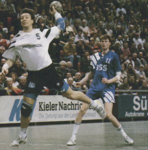 Kay Germann in action.