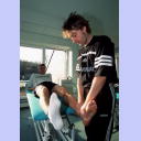 Pitti recovers after his injury.