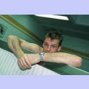 Pitti recovers after his injury.