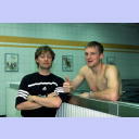 Pitti recovers after his injury.