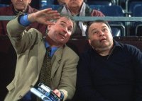 Uwe Schwenker und Eintrachts "Macher" Gerald Oberbeck.