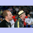 Pittis Abschied: In der Halbzeit singt Lotto King Karl f�r Pitti.