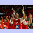 Lars Krogh Jeppesen im d�nischen Nationaltrikot beim Statoil World Cup November 2004 in Schweden.