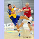 Testspiel D�nemark - Schweden: Kim Andersson und Lasse Boesen.