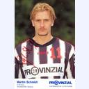 Autogrammkarte Martin Schmidt 1996/97.
