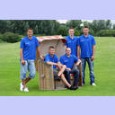 Golfen 2009: Die Neuzug�nge: Momir Ilic, Peter Gentzel, Uli Derad, Tobias Reichmann und Christian Sprenger.