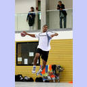 Daniel Narcisse beim ersten Training.