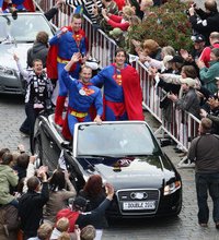 Auch dieses Jahr wird der THW wieder im Autokorso am Rathaus erwartet.