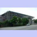 Die neue Seite der Halle.