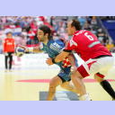EM 2008: DEN-CRO: Balic und J�rgensen.