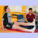 Filip Jicha in der Reha.