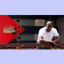 Julio Fis vor seiner Bar Compay in Ciudad Real.