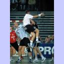 L�vgren in Aktion, links Petersen