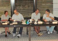 Von links: Frau Wegner, Lozano, Wislander und L�vgren.