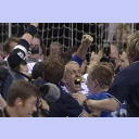 THW wird in Flensburg Meister: Jubel nach dem Abpfiff.