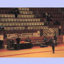 G�teborg-Tour 2003: Die Halle in schwarz-wei�.