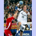 Christoph Schindler in seinem ersten Europapokalspiel.