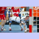 Christoph Schindler in seinem ersten Europapokalspiel.