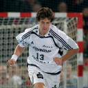 Marcus Ahlm ballt im Zur�cklaufen die Faust.