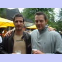 Forstbaumschule 2005: Roman Pungartnik und Frode Hagen.