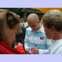 Forstbaumschule 2005: Johan Pettersson mit neuer Frisur.