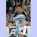 Stefan L�vgren konzentriert sich auf den Ball.