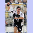 Nikola Karabatic ballt die Faust und schreit seine Freude �ber einen seiner Treffer hinaus.