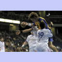 QS-Supercup: Ahlm wird gestoppt.