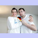 EM 2006: Dominik Klein und Vid Kavticnik.