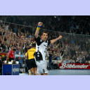 Stefan L�vgren jubelt.