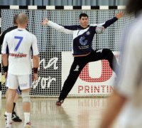 Henning Fritz im Nationaltrikot.