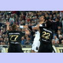 Knudsen und Lijewski gegen Karabatic.