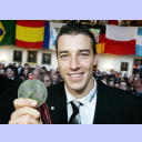 WM 2007: Empfang im Kieler Rathaus: Dominik Klein.