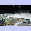 Aufr�umarbeiten in der Ostseehalle nach der Feier.