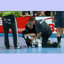 Kim Andersson verletzte sich schwer.