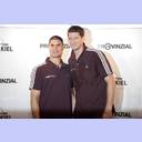 Saisoner�ffnungspressekonferenz 2010: Milutin Dragicevic und Daniel Kubes.